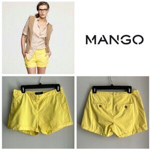 New !!! Cute yellow shorts size S, with pockets